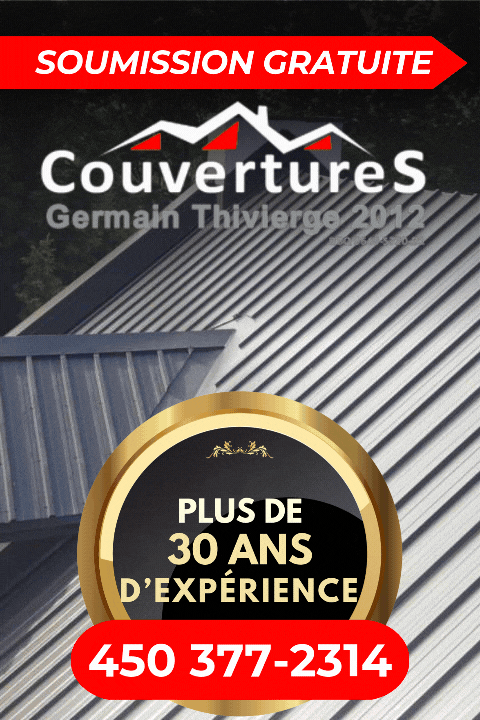Couvreur, entrepreneur en toiture Saint-Constant